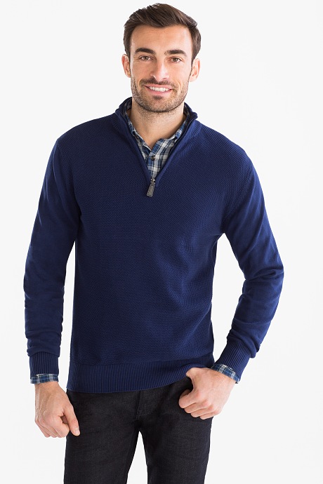 Hemd mit Pullover - Button down