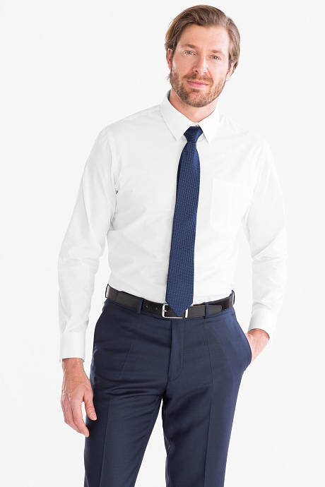 Businesshemd mit Krawatte - Regular Fit - Kent