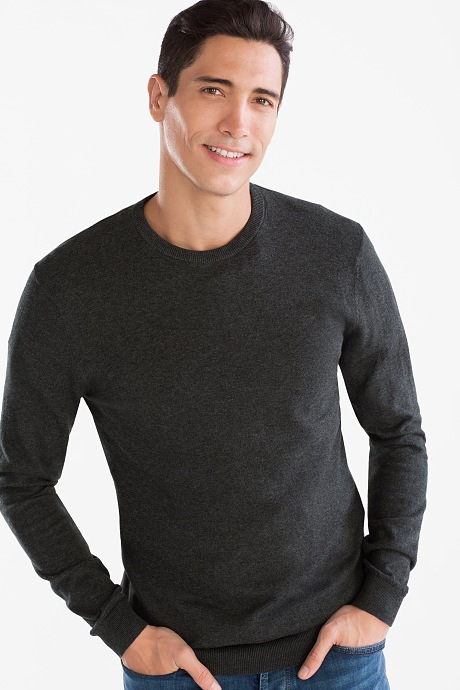 Basic-Pullover - Feinstrick