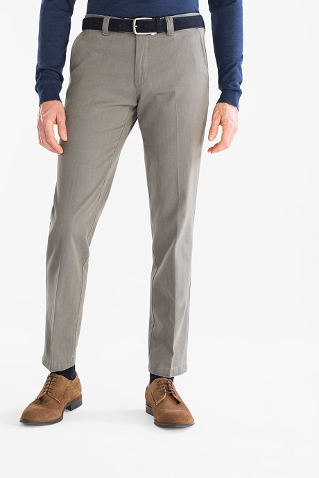 Chino mit Gürtel - Slim Fit