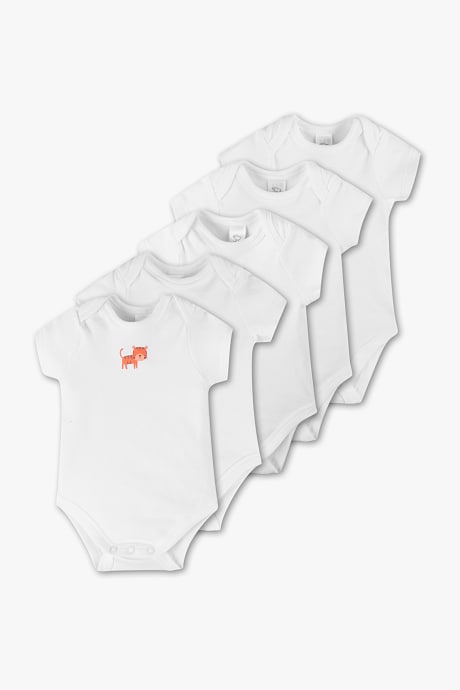 Baby-Body - Bio-Baumwolle - 5er Pack