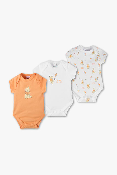 Winnie Puuh - Baby-Body - Bio-Baumwolle - 3er Pack