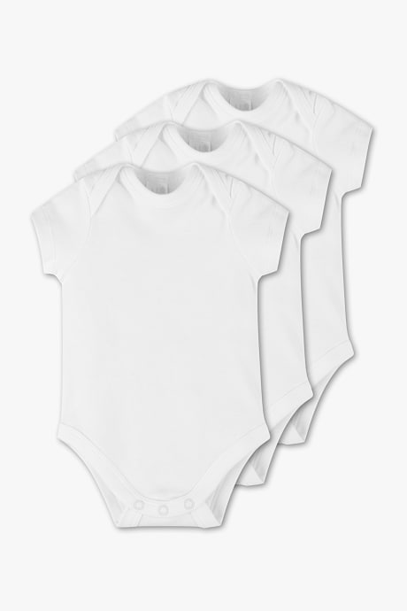 Baby-Body - Bio-Baumwolle - 3er Pack