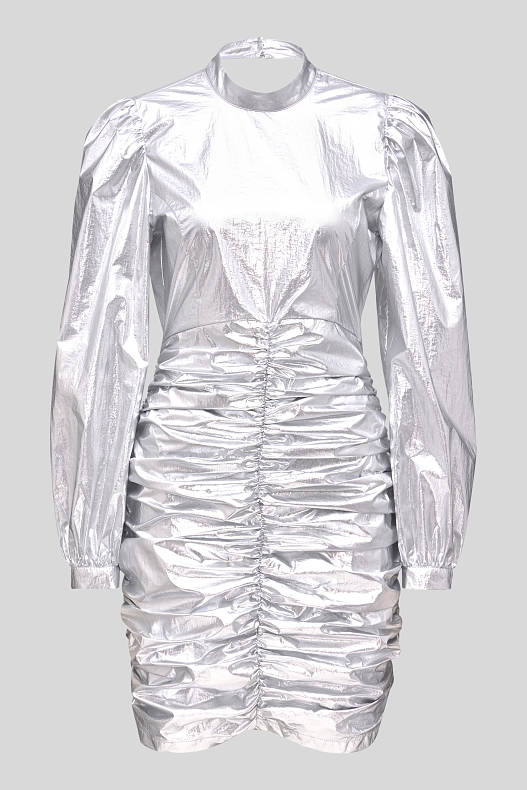 Figurbetontes Kleid Glanz Effekt C A 