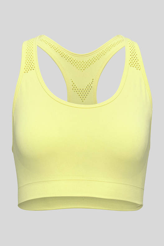 light yellow crop top
