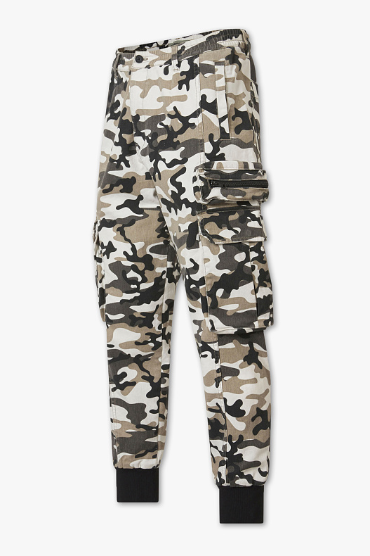 cargo tapered trousers