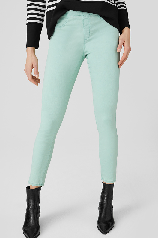 green jeggings