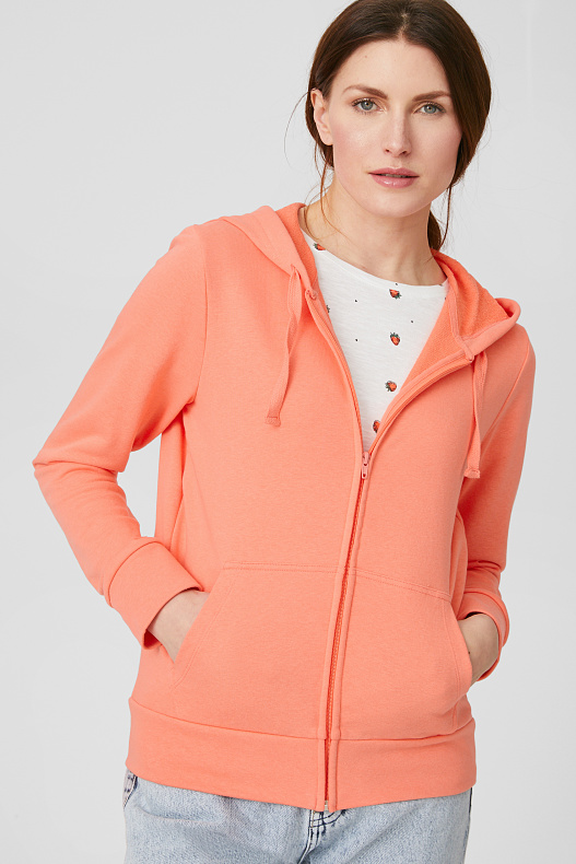 zip through sweatshirt
