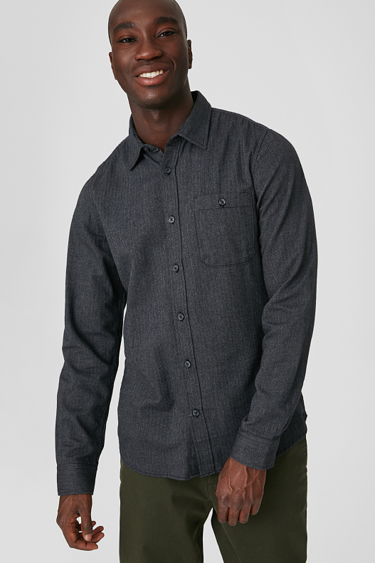 Camisas negras en varios colores y diseños | C&A tienda online C&A Camisa casual Manga corta para hombre multicolor a