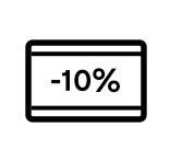 Bon de réduction reçu