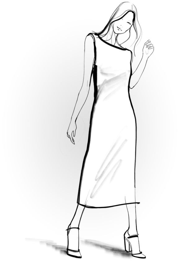 das perfekte Kleid - Column Kleid das perfekte Kleid - Column Kleid