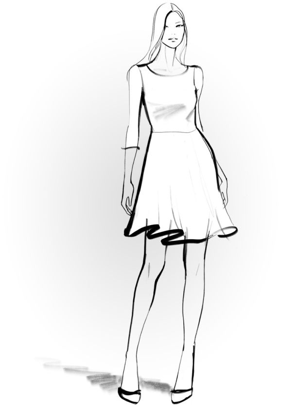 das perfekte Kleid - Flare Kleid das perfekte Kleid - Fit & Flare Kleid