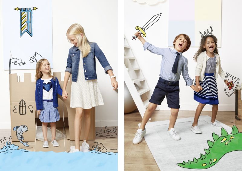 Outfits in Blau-Weiß Outfits in Blau-Weiß