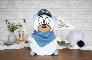 Bear diaper cake