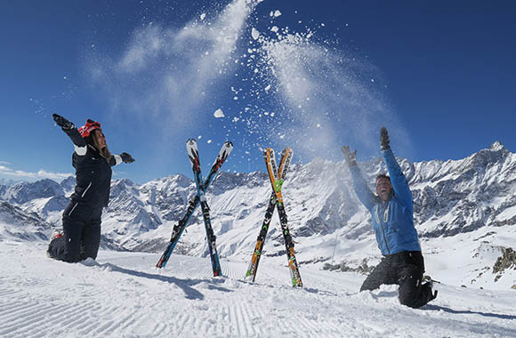 Località sciistiche Valle d’Aosta: Breuil Cervinia. Località sciistiche Valle d’Aosta: Breuil Cervinia.