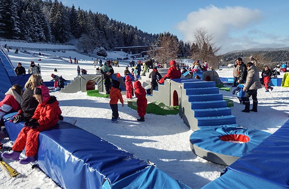Le parc pour enfant à la station de ski de Gerardmer. Le parc pour enfant à la station de ski de Gerardmer.