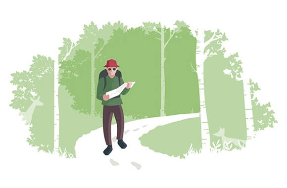 Umwelt schützen – Waldbesucher bleibt auf gekennzeichneten Wegen. Umwelt schützen – Waldbesucher bleibt auf gekennzeichneten Wegen.