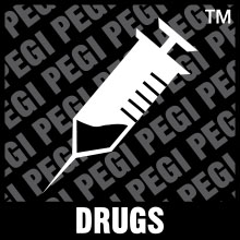 PEGI-inhoudswaarschuwing Drugs