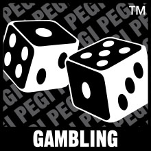PEGI-inhoudswaarschuwing Gambling (nl. gokken)