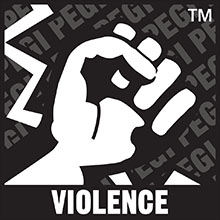 PEGI-inhoudswaarschuwing Violence (nl. geweld)