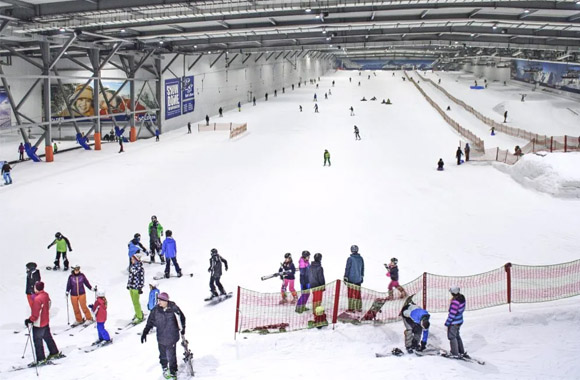 Snowdome Bispingen Innenansicht. Snowdome Bispingen Innenansicht.
