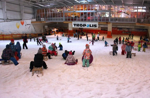Innenansicht Snowtropolis Senftenberg. Innenansicht Snowtropolis Senftenberg.