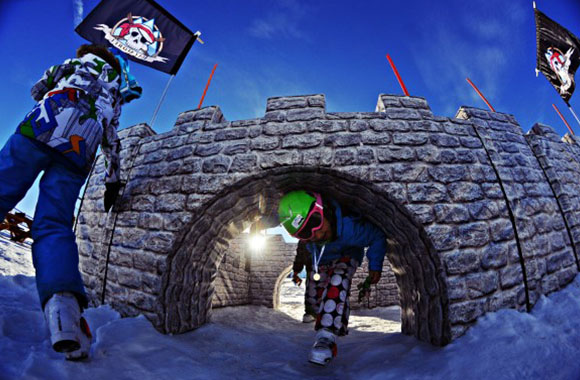 La station de ski familiale Valmorel et son parc pour les enfants. La station de ski familiale Valmorel et son parc pour les enfants.