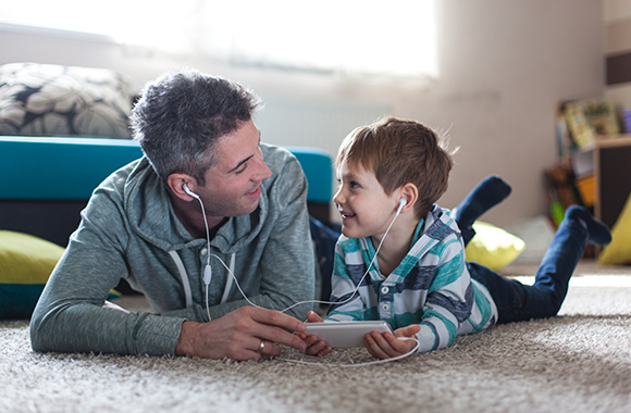 Media consumption guidelines: Using media together keeps families together. Media consumption guidelines: Using media together keeps families together.