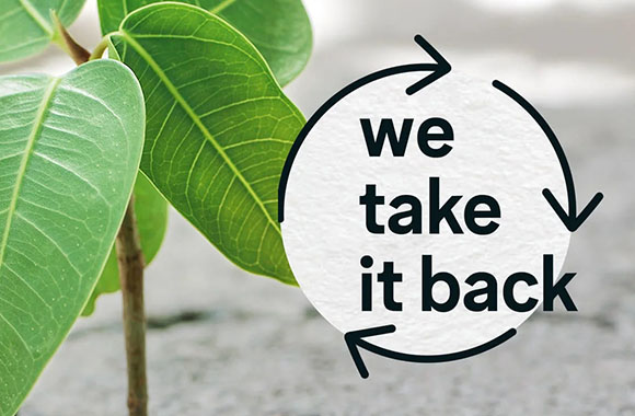 Logo de We take it back Logo de We take it back