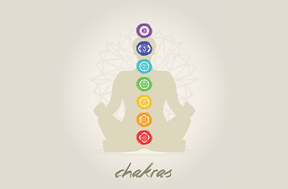 Yoga terms – infographic on the term chakra. Yoga terms – infographic on the term chakra.