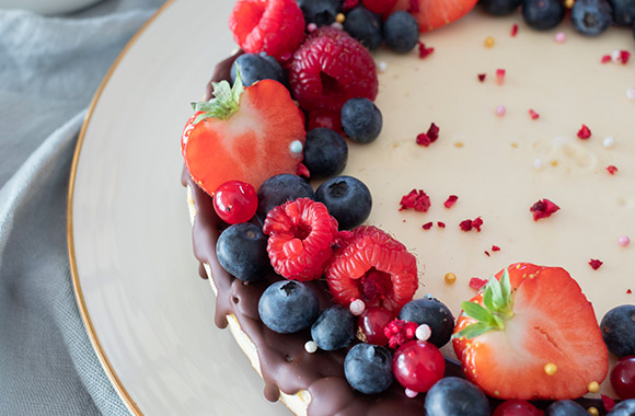 Gateau Fete Des Meres Cheesecake Aux Fruits Rouges