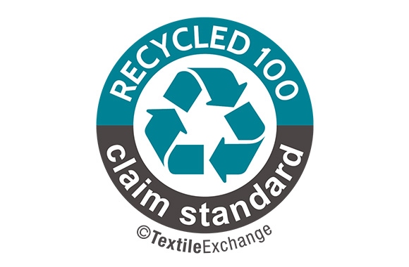 Tkaniny z recyklingu: symbol Recycled Claim Standard