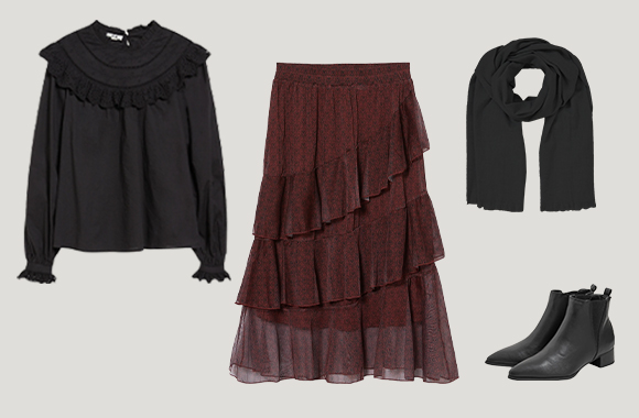 Items of clothing needed to make your own witch costume.