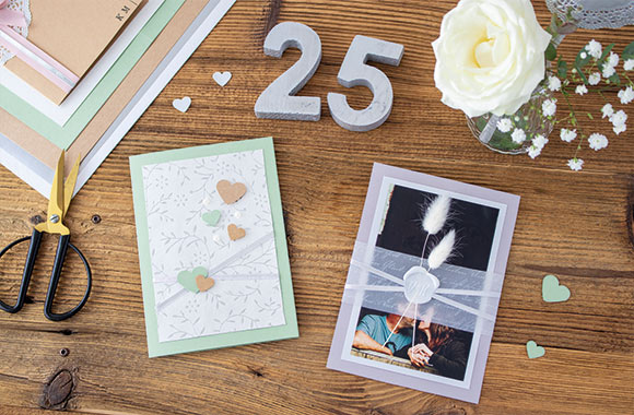 Ideas for a silver wedding anniversary invitation