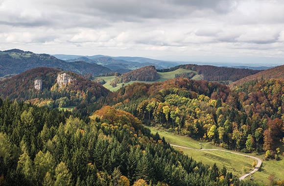 Blick über die Juralandschaft Blick über die Juralandschaft