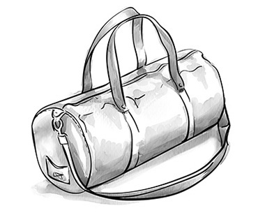 Barrel Bag – Sport- oder Reisetasche in Form eines Zylinders Barrel Bag – Sport- oder Reisetasche in Form eines Zylinders