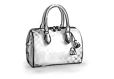 Bowling Bag – robuste Handtasche in sportlichem Design Bowling Bag – robuste Handtasche in sportlichem Design
