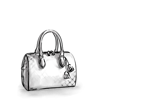 Bowling Bag – robuste Handtasche in sportlichem Design Bowling Bag – robuste Handtasche in sportlichem Design