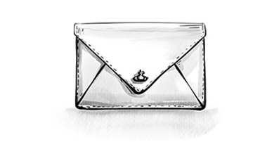 Envelope Bag – auffällige Variante der Clutch, die wie ein Briefumschlag geformt ist Envelope Bag – auffällige Variante der Clutch, die wie ein Briefumschlag geformt ist