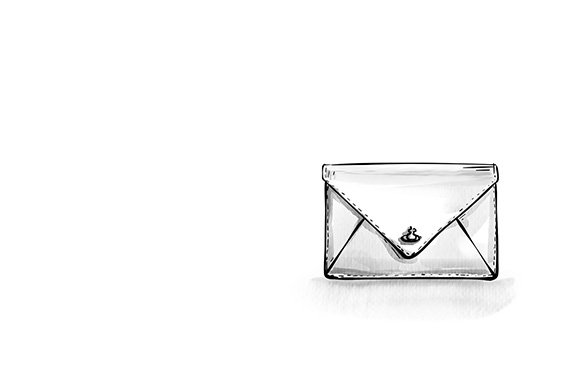 Envelope Bag – auffällige Variante der Clutch, die wie ein Briefumschlag geformt ist Envelope Bag – auffällige Variante der Clutch, die wie ein Briefumschlag geformt ist