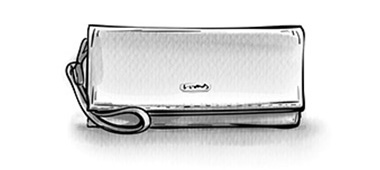 Wrist Bag – handliche Variation der Clutch mit Handgelenksschlaufe Wrist Bag – handliche Variation der Clutch mit Handgelenksschlaufe