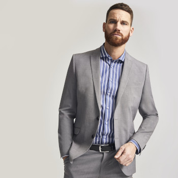 camisa color perla para hombre