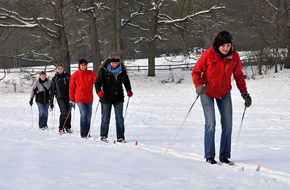 Langlaufers op de Veluwe © Ferry Bijl Veluwe Actief Langlaufers op de Veluwe © Ferry Bijl Veluwe Actief