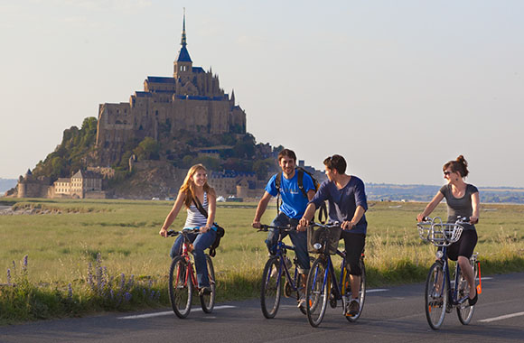 le cyclotourisme autour du Mont-Saint-Michel le cyclotourisme autour du Mont-Saint-Michel