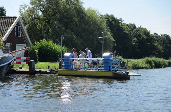 Fietsroute pontjesroute © Recreatie Noord-Holland Fietsroute pontjesroute