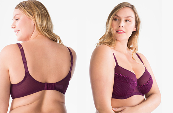 Fashion for the big bust - for optimal hold the bra must fit well in big sizes.