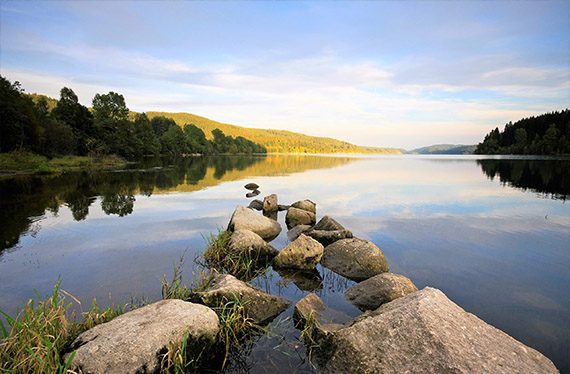 © Hochschwarzwald Tourismus GmbH - Schwarzwald Wandern – Blick auf den Schluchsee Schwarzwald Wandern – Blick auf den Schluchsee
