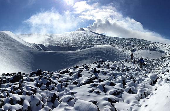 Paesaggi innevati sull’Etna Paesaggi innevati sull’Etna