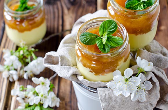 Easter dessert - A light dessert to end the Easter menu.