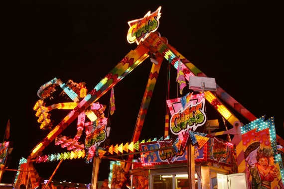 Fahrgeschäft auf dem Innviertler Oktoberfest Fahrgeschäft auf dem Innviertler Oktoberfest